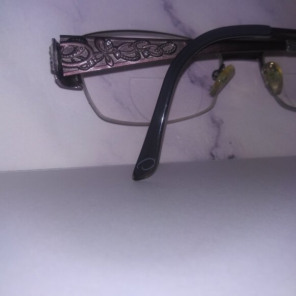 Oscar De La Renta Shiny Rose Rectangle Frame Glasses OSL 501-234 - Picture 12 of 12